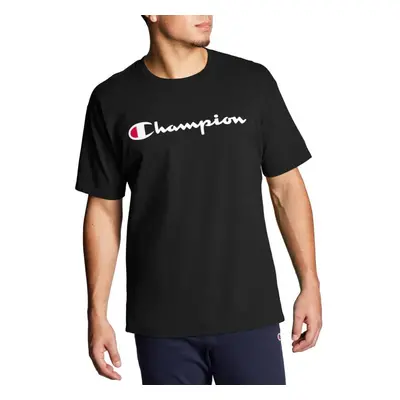 Champion mens Classic T-shirt Classic Script T Shirt Black-y06794 X-Small US