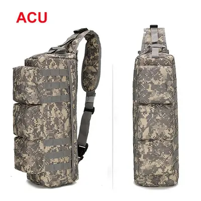 (ACU) Outdoor Climbing Backpack Nylon Rucksacks Men Tactical Sports Hiking Camping Trekking Fish