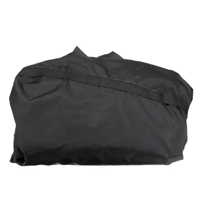 (60-100P) Black Boat Full Outboard Engine Motor Cover Waterproof Dust Protect