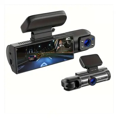 1080P Dash Camera Front and Inside,Dashcams for Cars with IR Night Vision Loop Recording G-Senso