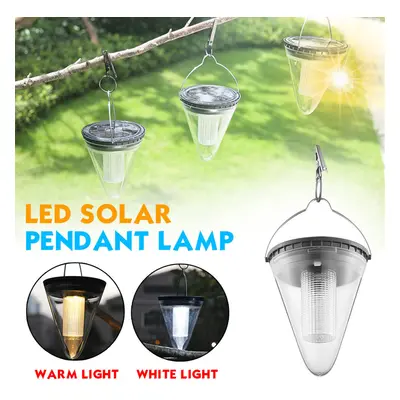 Solar Powered LED Tree Hanging Light Garden Path Way Fence Yard Patio Lamp Waterproof Decor