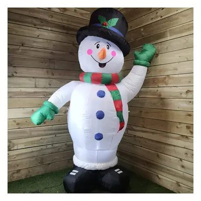 Premier 2.4M Indoor And Outdoor Inflatable Lit Snowman