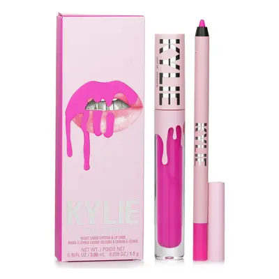 Kylie Cosmetics - Velvet Lip Kit: Velvet Liquid Lipstick 3ml + Lip Liner 1.1g - # Say No More - 