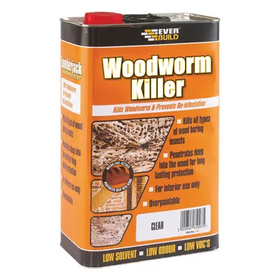 Everbuild Woodworm Killer Litre EVBLJWORM05