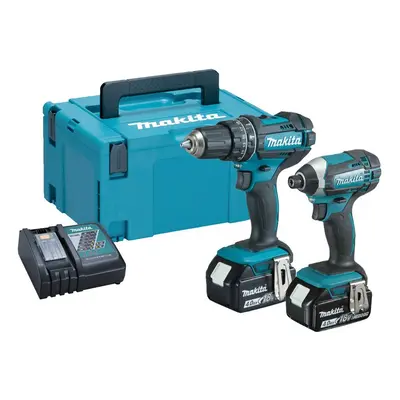 Makita DLX2131MJ LXT 18v Twin Pack DHP482 Combi Drill + Impact Driver DTD152