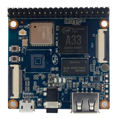 (Only Board) Banana Pi Bpi-m2m Allwinner A33 Quad Core 512mb Ddr3 8g Emmc With Wifi Bt4.0 Run An