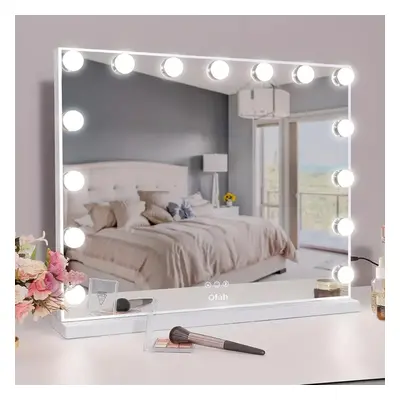 Hollywood Vanity Makeup Cosmetic Mirror with Lights Dimmable LED Bulbs