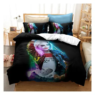 (Style 09, Double) Harley Quinn Bedding Single Double King Duvet Cover