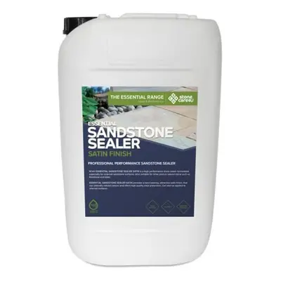 (25 Litres) Indian Sandstone Sealer Wet 'Satin' Look Protective Flagstone Patio Sealant