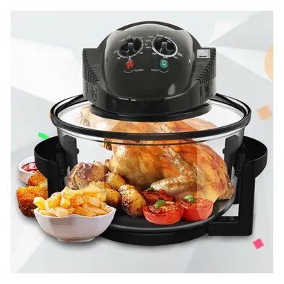 12L Litre Black Portable Halogen Convection Oven Cooker 1400W