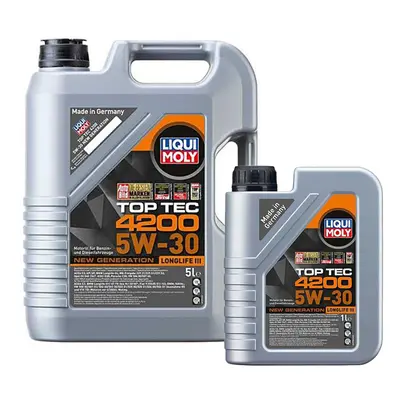 Liqui Moly 5W30 Fully Synthetic Engine Oil Top Tec / Longlife 6L