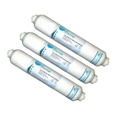 3 Pack of In Line Water Filter - Water Filter Man Ltd Branded filters