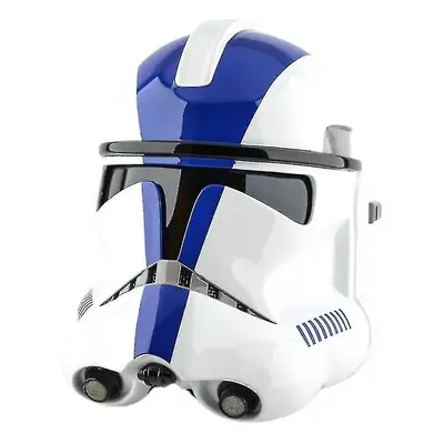 (Blue) Clone Trooper Helmet, Cartoon Helmet Face Cover Costume Props, Halloween Face Cover Pvc H