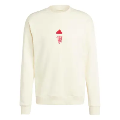 (3XL) Man Utd Lifestyle Sweat (White)