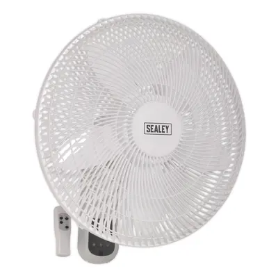 Sealey SWF18WR Wall Fan 3-Speed 18in with Remote Control 230V