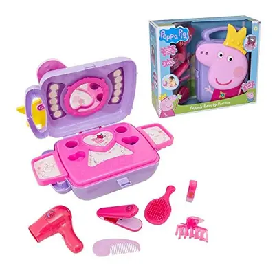 Peppa Pig Beauty Parlour Playset | Childrens Portable Vanity Carry Case | Peppa Pig Carry Case W