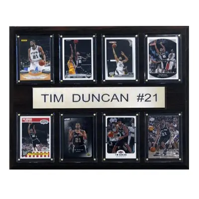 NBA Tim Duncan San Antonio Spurs Card Plaque