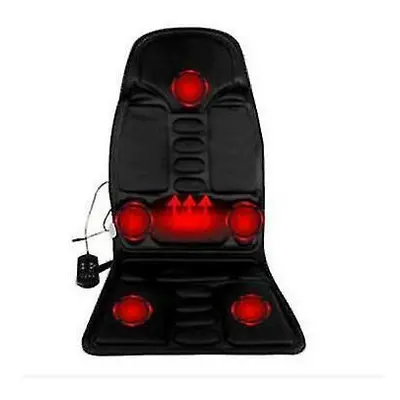 Heated Back Massage Seat Top Car Home Office Seat Massager Thermal Vibration Cushion Backrest Ne