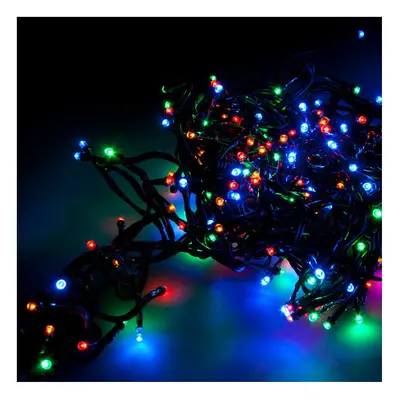 Solar Powered LED Icicle String Lights Christmas Decoration Functions Animations - Multi