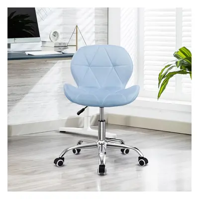 Modern Swivel Office Chair, Height Adjustable Padded Armless Chair