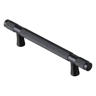 (Hole Spacing:128mm, Black) Pack Black Cupboard Handles Knurled - 128mm Hole SpacingBlack Kitche