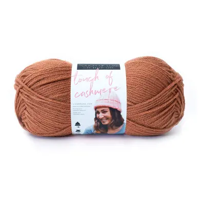 LION BRAND YARN COMPANY YARN TOUCH OF CASHME BRANDY