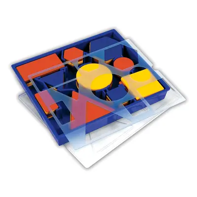 Attribute Block Desk Set in Plastic Storage Tray