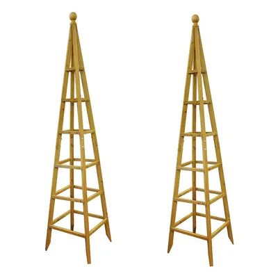 Set of Wooden Garden Obelisks (1.9m)