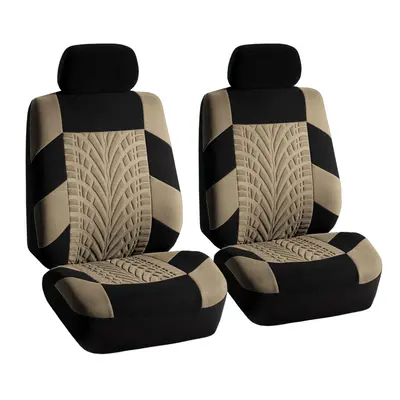 FH Group Travel Master Seat Covers Front Set - Universal Fit for Cars