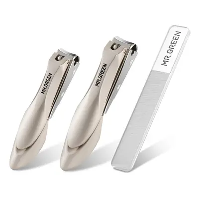 Nail Clippers Stainless Steel Anti Splash Fingernail Cutter Manicure Tools Bionics Design Pedicu