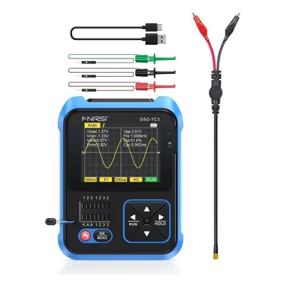 (white) Fnirsi Dso-tc3 Digital Oscilloscope Transistor Tester Function Signal Generator In Multi