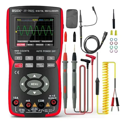 (multicolor) 2in1 Digital Oscilloscope Multimeter 48msa/s Sampling Rate 10mhz Bandwidth Counts T