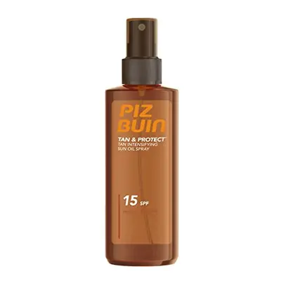 Piz Buin Tan and Protect Tan Accelerating Oil Spray SPF 15, ml (Pack of 1)