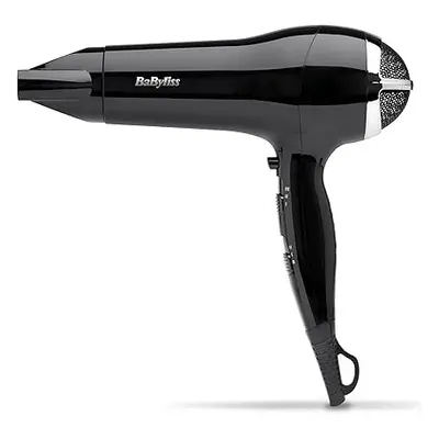 BaByliss Power Smooth Hair Dryer, Powerful and Lightweight, 2400W Fast Drying, Ionic for Frizz-C