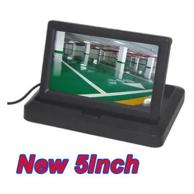 5" Color Ccd Ccd Car Display Folding Digital Screen Dvd Player 12/24v Monitor