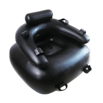 (black, With Hole) Couple&apos;s Sex Chair Inflatable Sofa Portable Stimulating Outdoors Dildo M