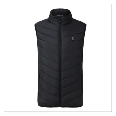 (2XL) Electric Heated Vest Jacket USB Warm Heating Pad Body Warmer Winter Men Women