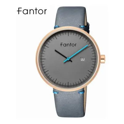 Fantor Ultra Thin Men Watch Minimalist Top Leather Watch Man Casual Date Male Quartz Watches Wri