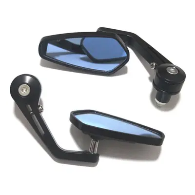 7/8'' 22mm Motorcycle Bar End Rearview Side Mirror Universal Scooter Pack