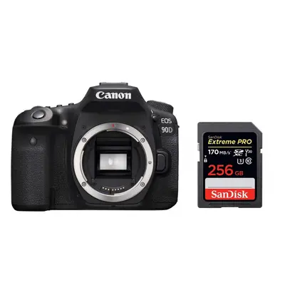 CANON EOS 90D Body + SANDISK Extreme Pro 256GB 170MB/s SDXC