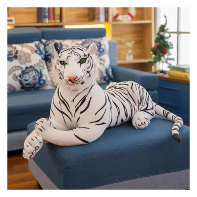 (white, 85cm) 30-70cm Tiger Giant Size Simulation Plush Toys Soft Stuffed Animal Real Life Imita