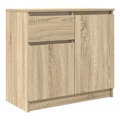 vidaXL Sideboard with Drawer Sonoma Oak 71x35x65 cm Engineered Wood