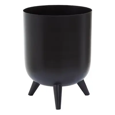 Classic And Timeless Design Vase, Iron Constructed Flower Vase, Easy To Maintain Black Vase For 