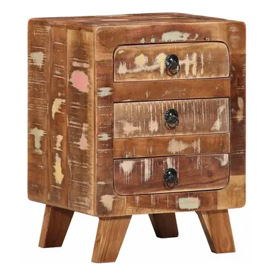 vidaXL Bedside Cabinet 37x32x50 cm Solid Wood Reclaimed bedside table