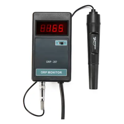 Marine Pinpoint ORP Monitor LCD Display Measurement Tools Kit with Probe US Plug