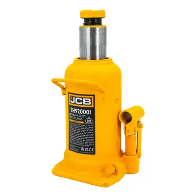 JCB Tonne Heavy-Duty Automotive Hydraulic Bottle Jack, 525mm Maximum Lift