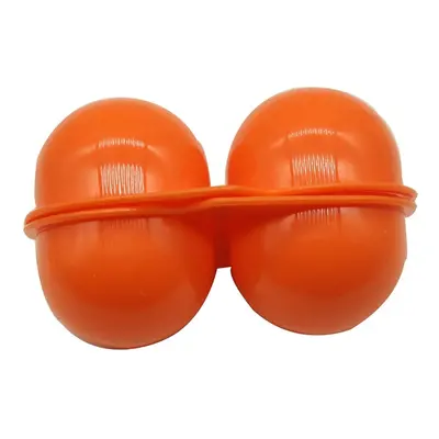 (2 Egg Orange) Outdoor Camping Hiking Picnic kitchen For Portable storage Case holder Plastic Co