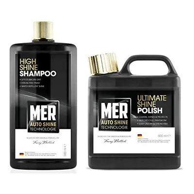 high Shine Shampoo 500ml + Mer Ultimate Shine Polish 500ml