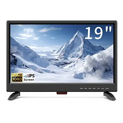 ZOSHING inch Full HD 1080P LED TV,19 inch small tv with Digital T2 Tuner Freeview Receive,HDMI.V