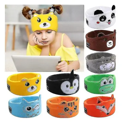 (penguin) Kids Bluetooth Headband Headphone Earphone Cute Wireless Sleeping Music Headwear